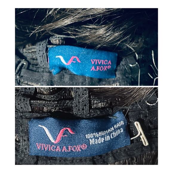 Human Hair Razor Pixie Wig Vivica A Fox H205V Black Pure Stretch Cap NWT - Picture 4 of 10